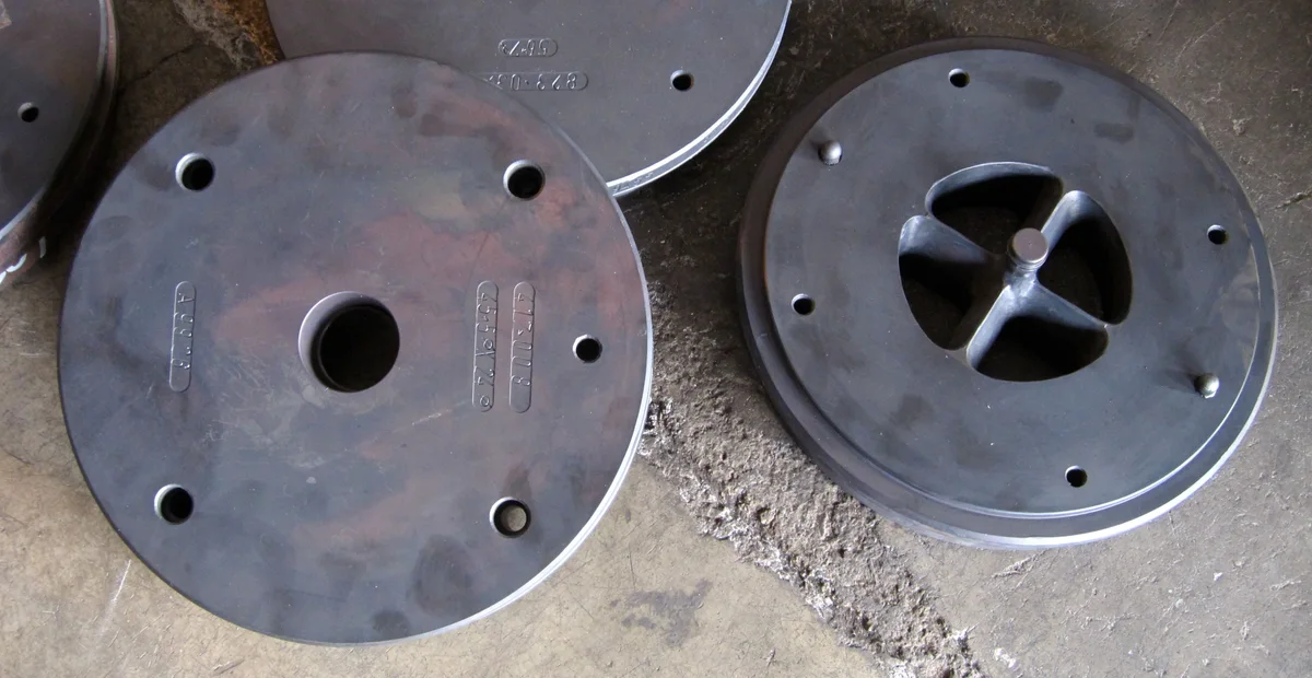 Steel extrusion die used to produce a custom aluminium profile