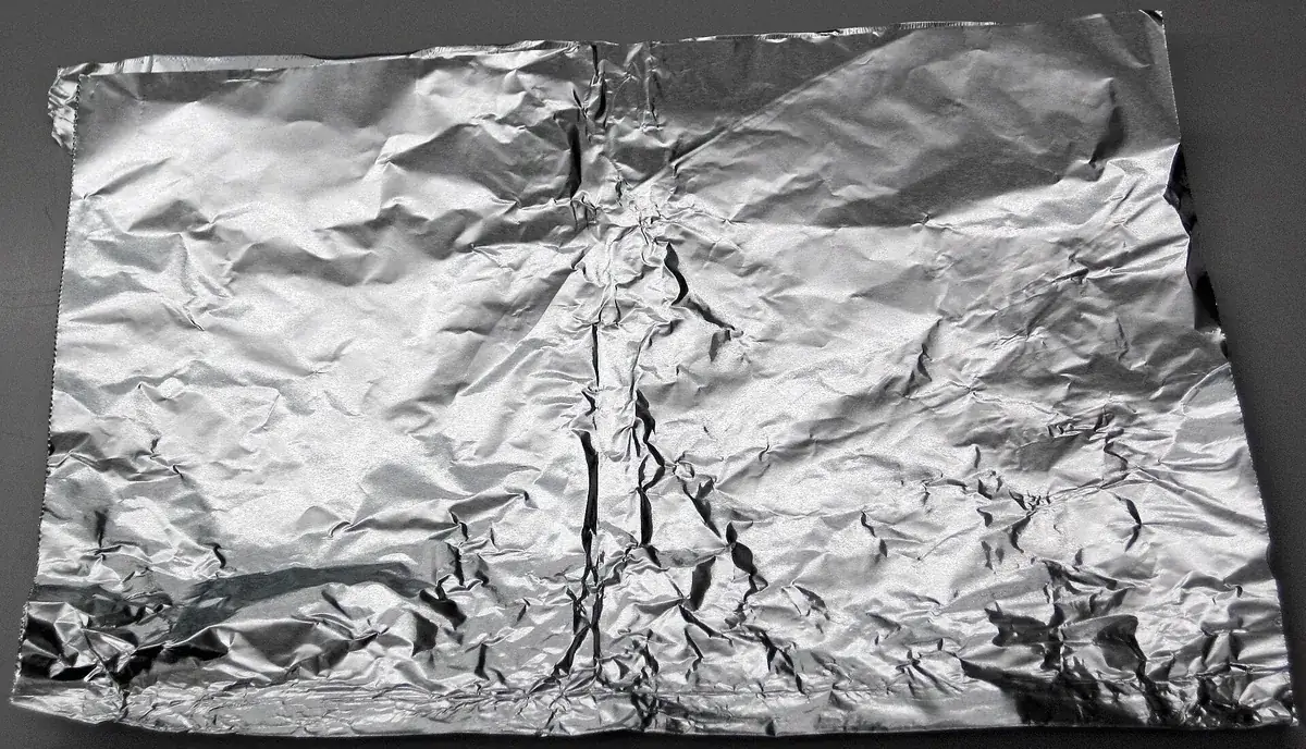 Sheet of aluminium foil
